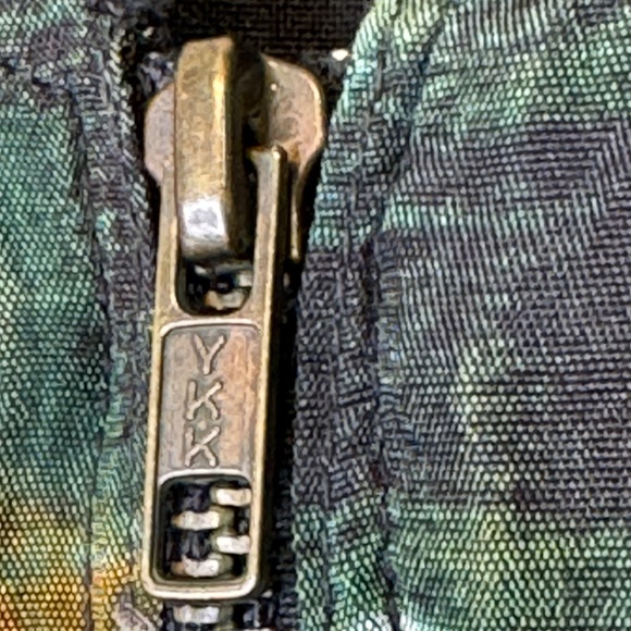 Jane Ashley | VTG Jewel Tone Fall Floral Puff Paint Bomber Oversized Coat Jacket - Picture 12 of 16